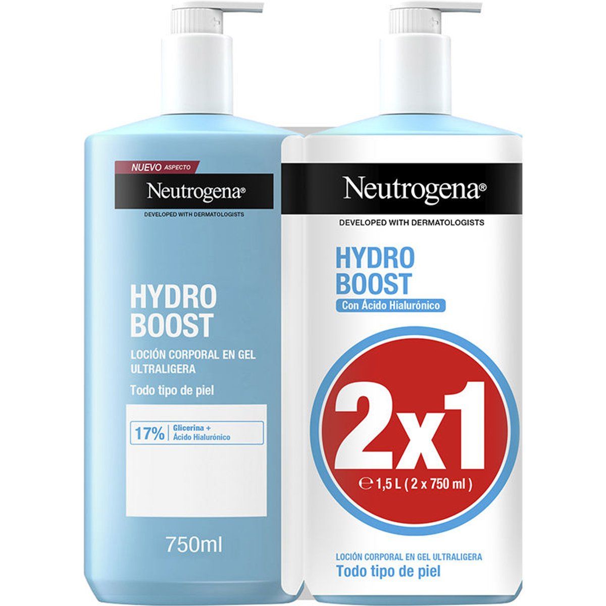 Feuchtigkeitsspendendes Gel Körperlotion Duo
