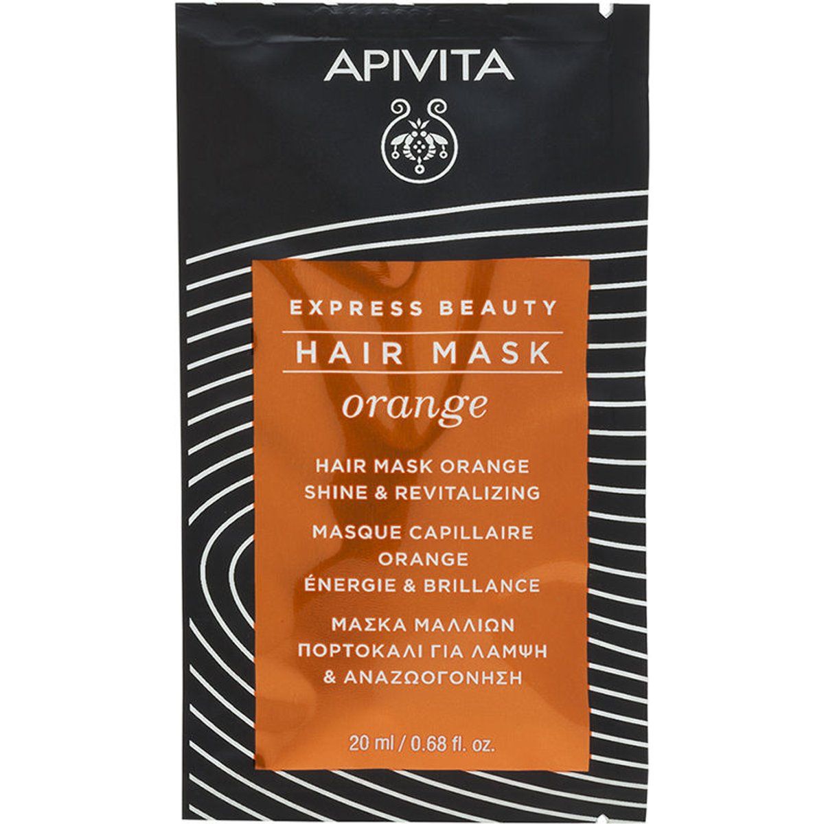 Orangen-Glanz Revitalisierende Haarmaske