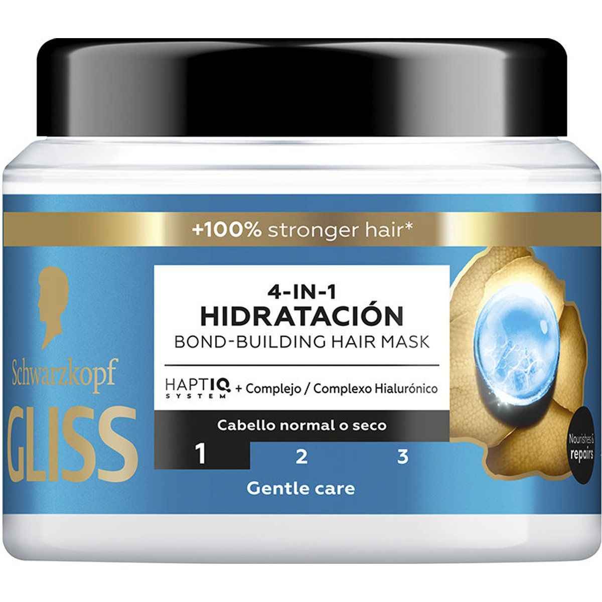 Feuchtigkeitsspendende 4-in-1 Haarmaske