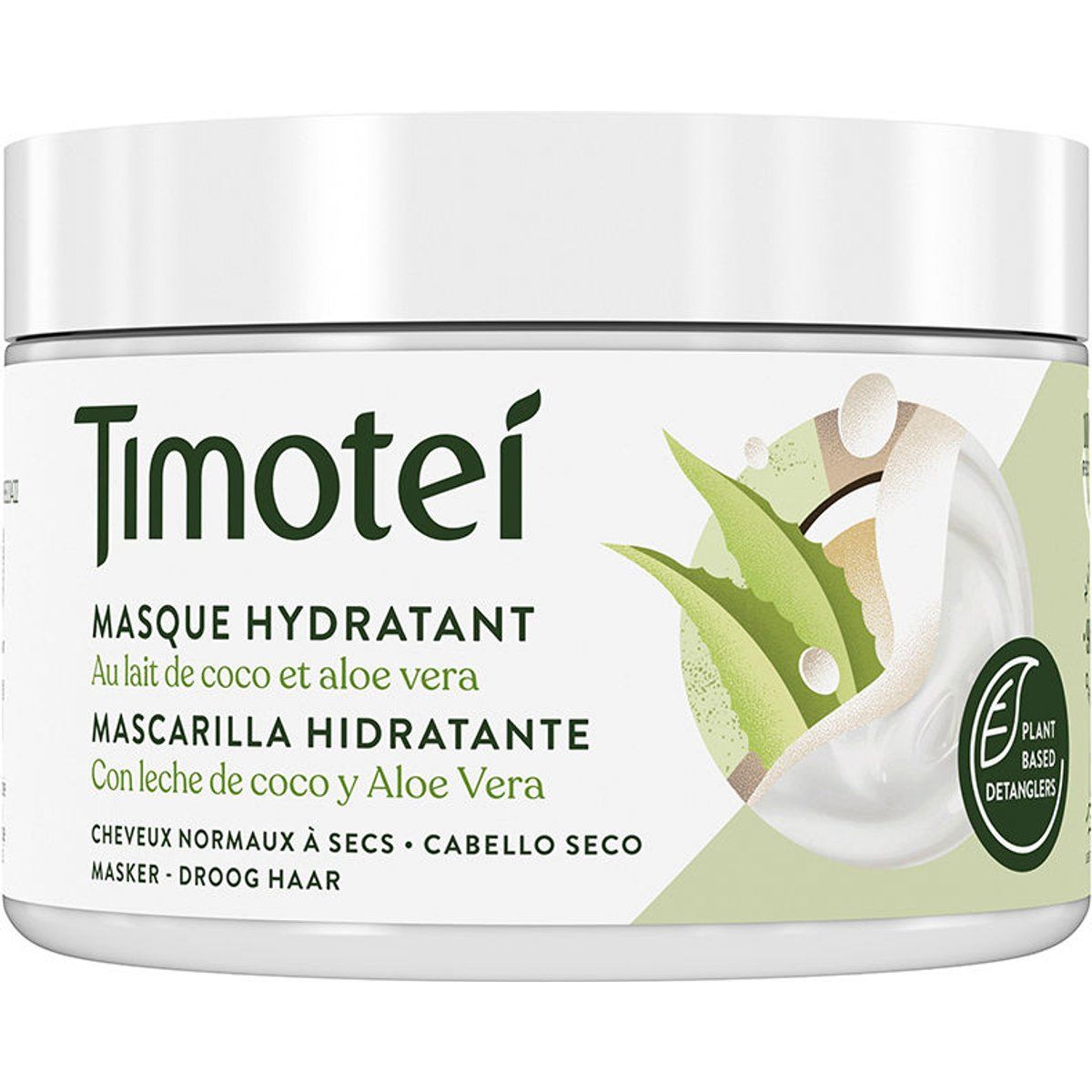 Feuchtigkeitsspendende Haarmaske mit Kokosnuss & Aloe Vera