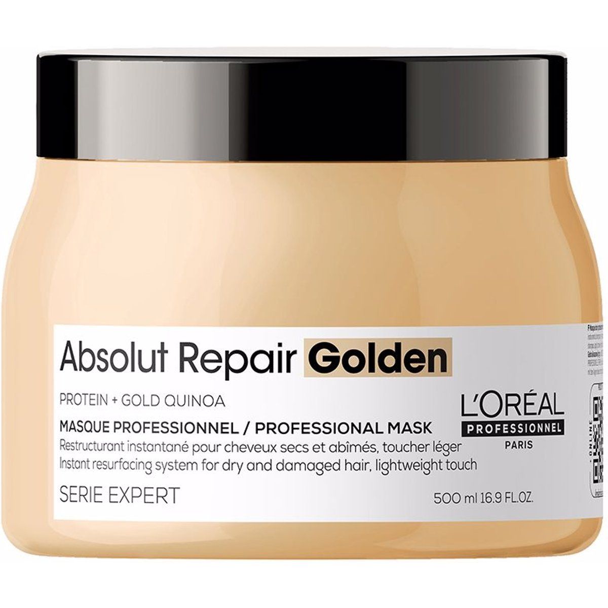 Goldene Haar-Reparaturmaske