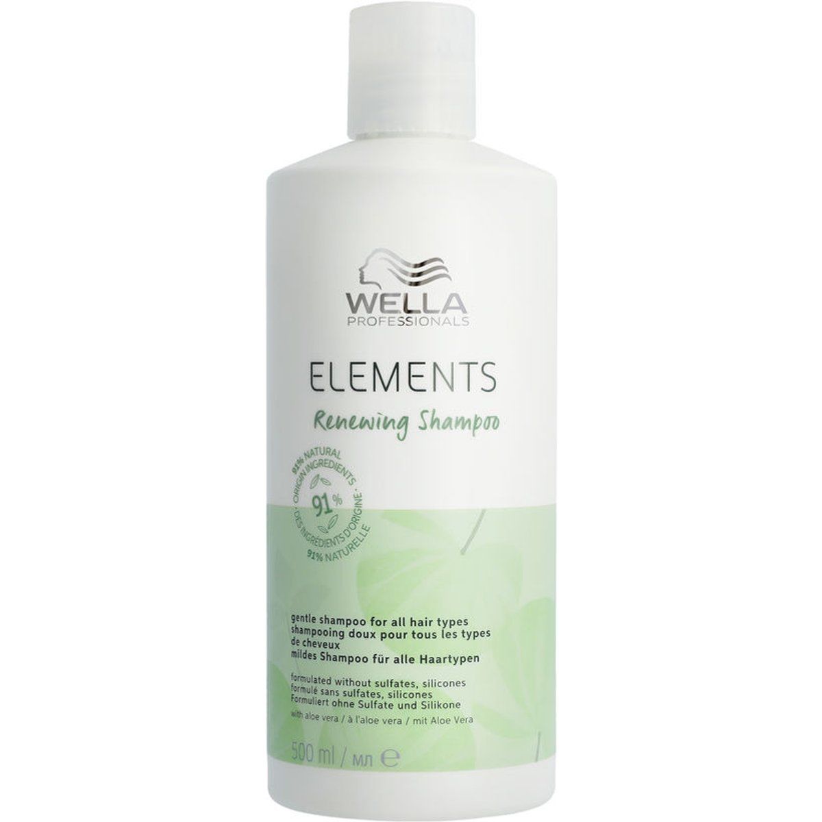 Elements Sulfatfreies, Sanftes, Erneuerndes Shampoo Für Alle Haartypen, 500 ml