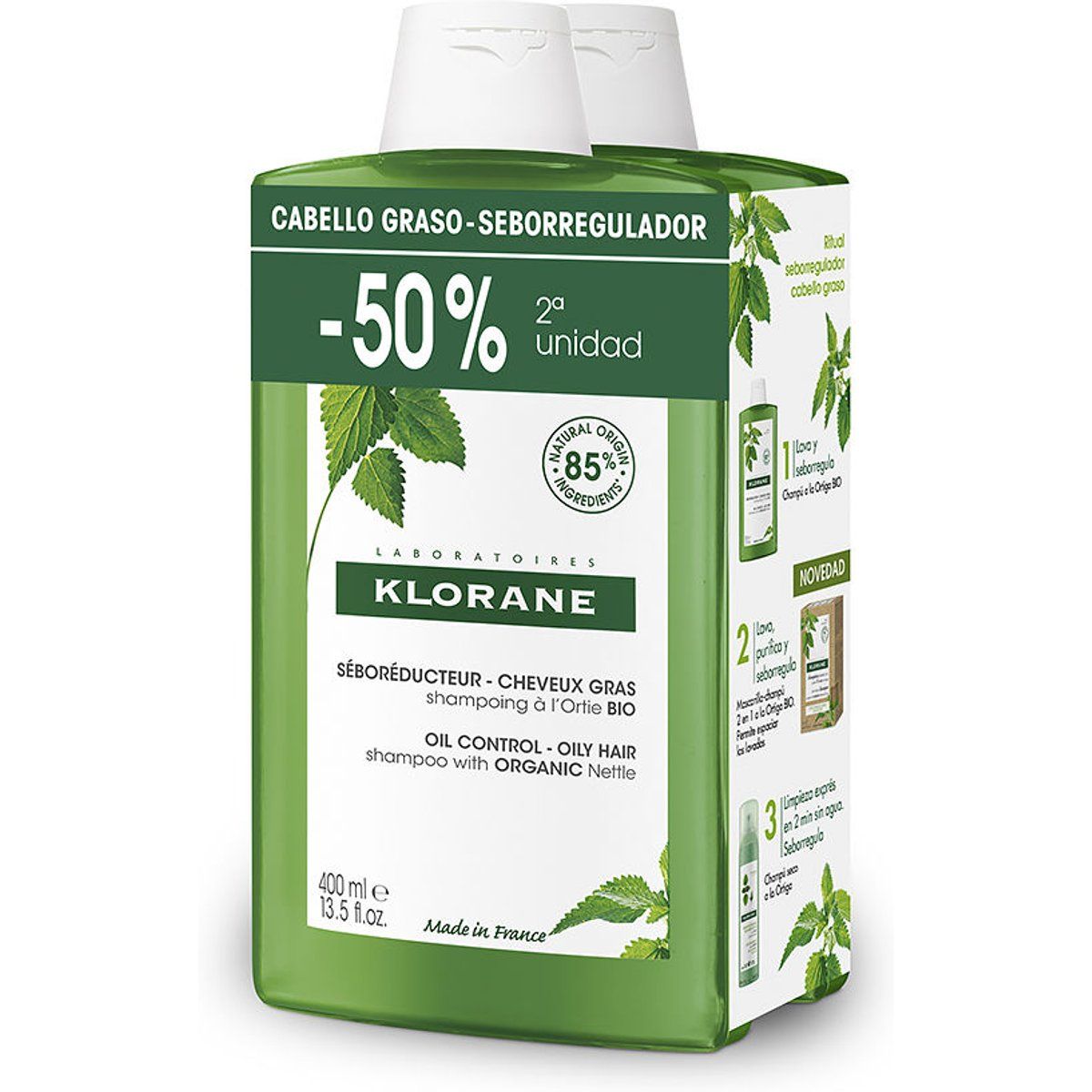 Talgregulierendes Shampoo-Duo für fettiges Haar