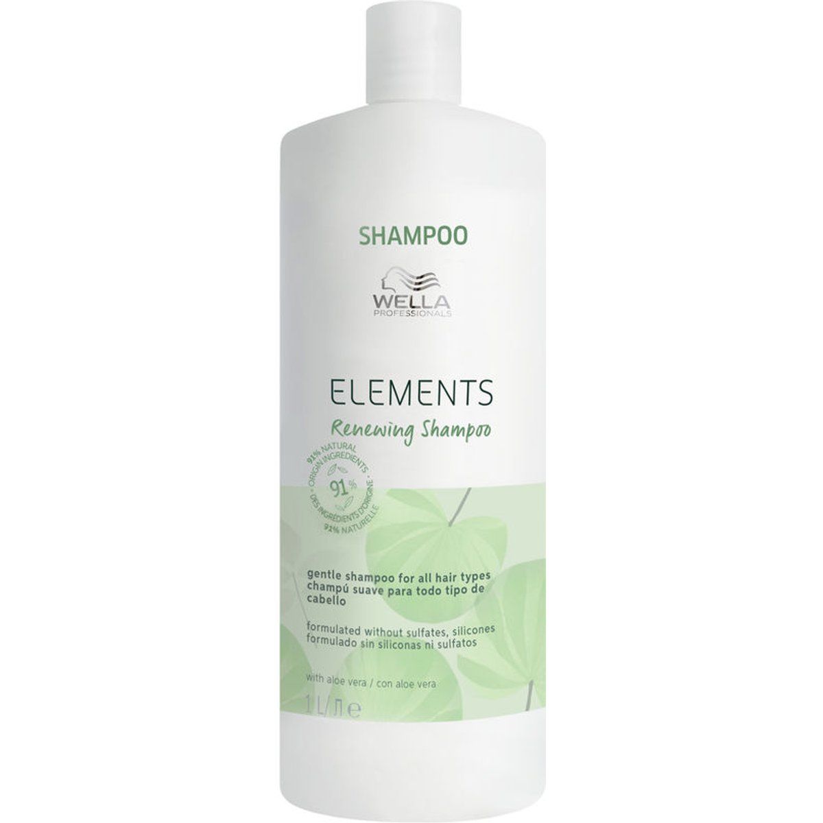 Elements Sulfatfreies, Sanftes, Erneuerndes Shampoo Für Alle Haartypen, 1000 ml