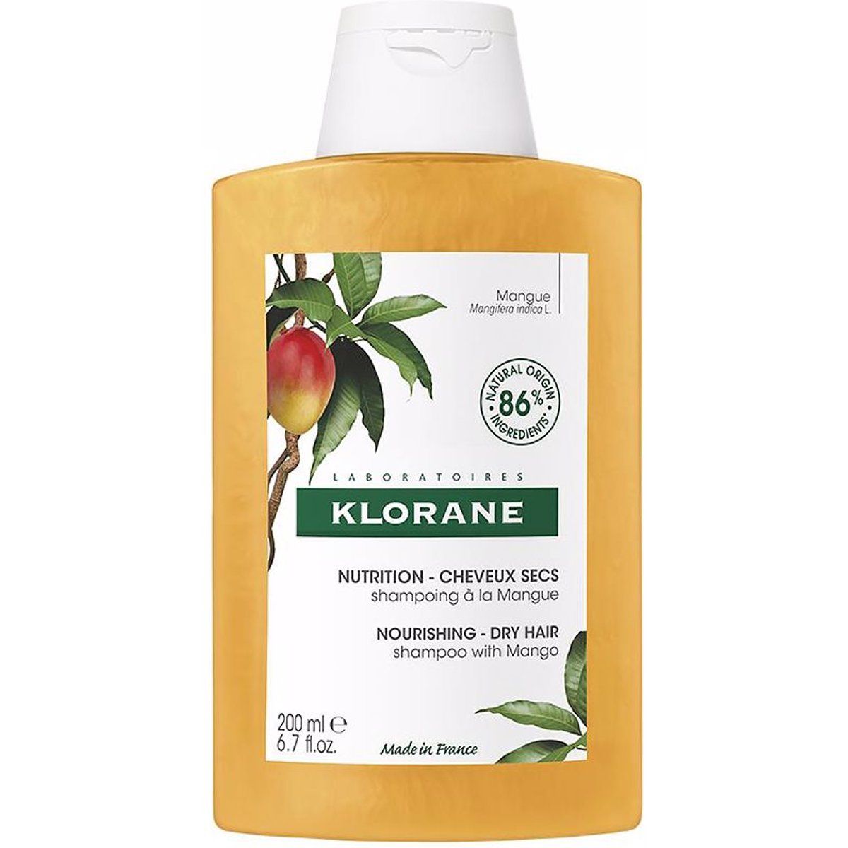 Pflegendes Mango-Shampoo für trockenes Haar