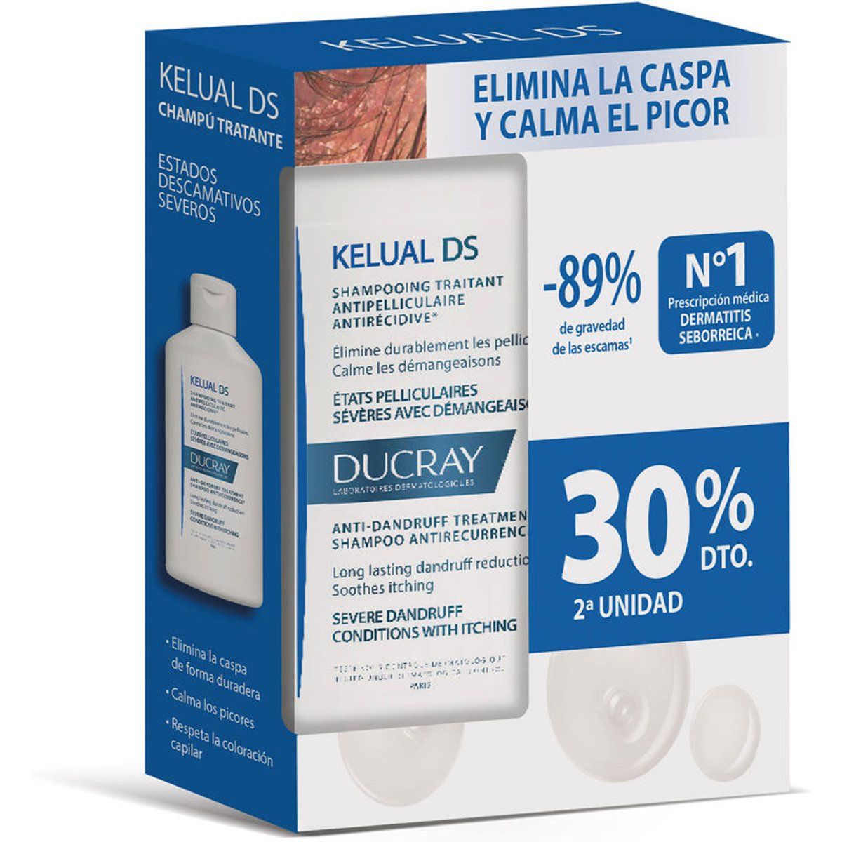 Kelual Ds Anti-schuppen-behandlungsshampoo Duo 2 X 100 ml
