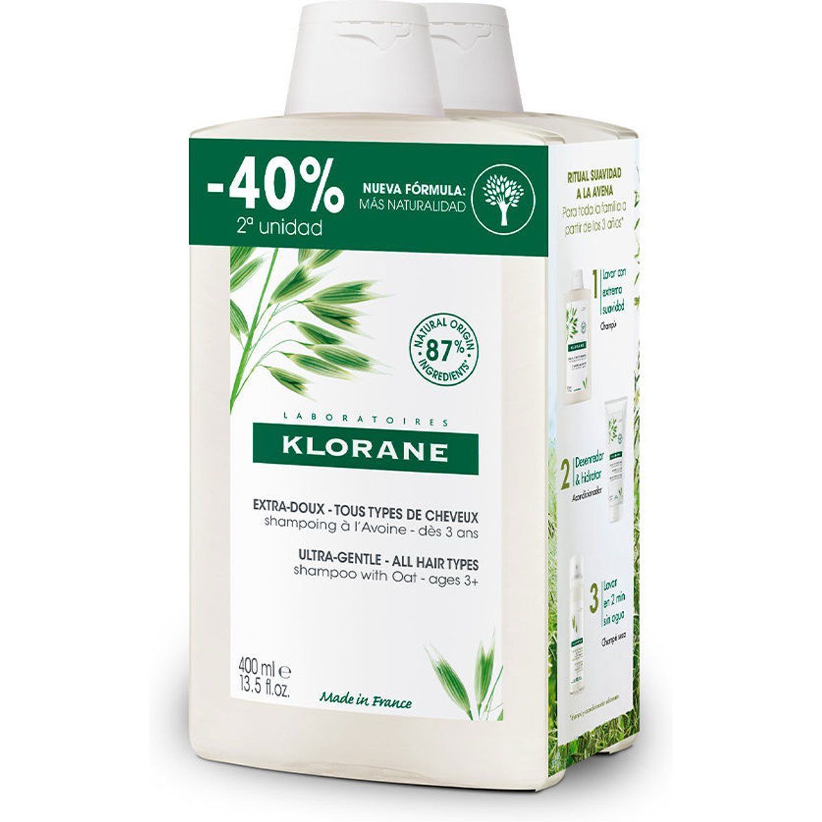 Sanftes Hafermilch Shampoo Duo