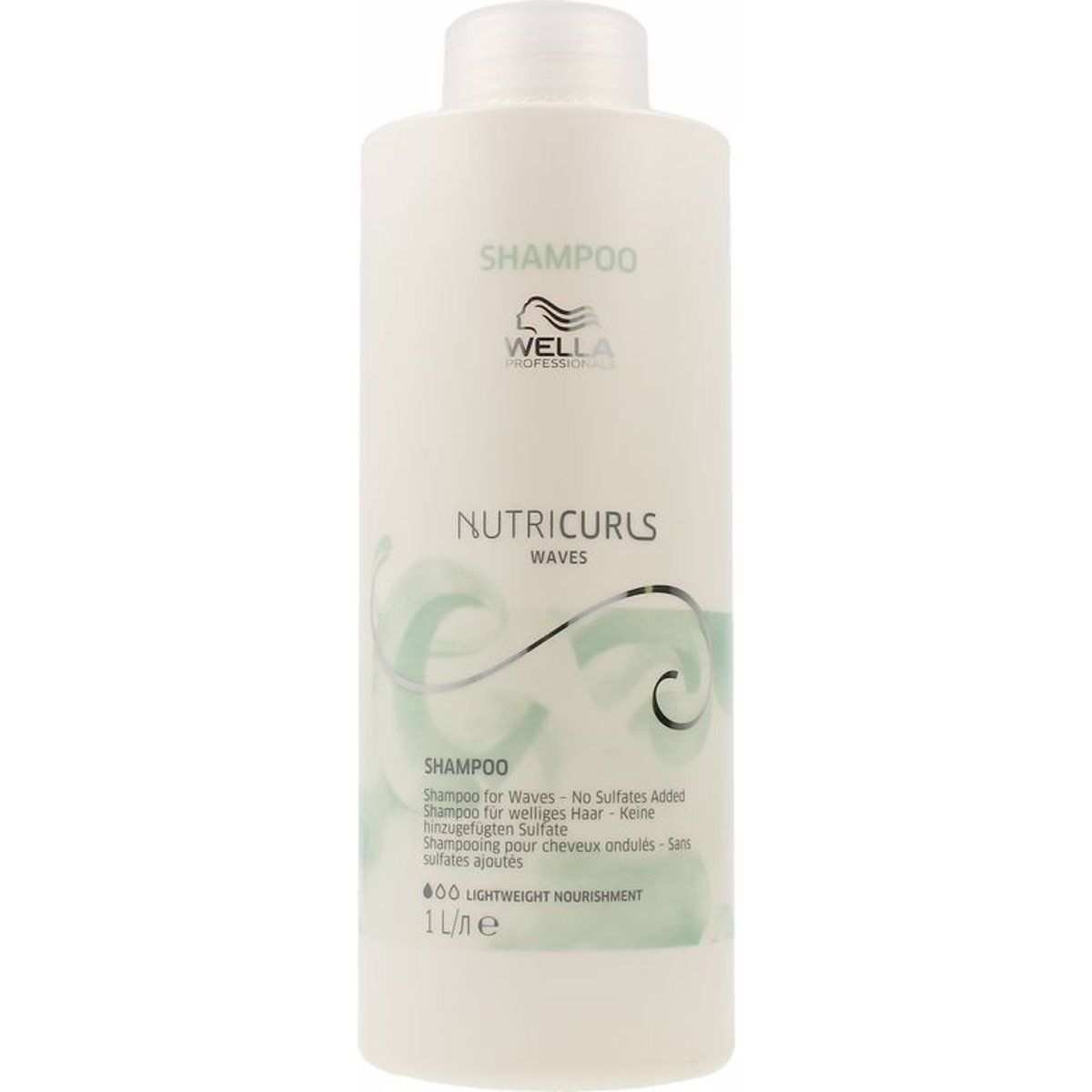 Nutricurls Haarshampoo Mit Locken Und Wellen 1000 ml