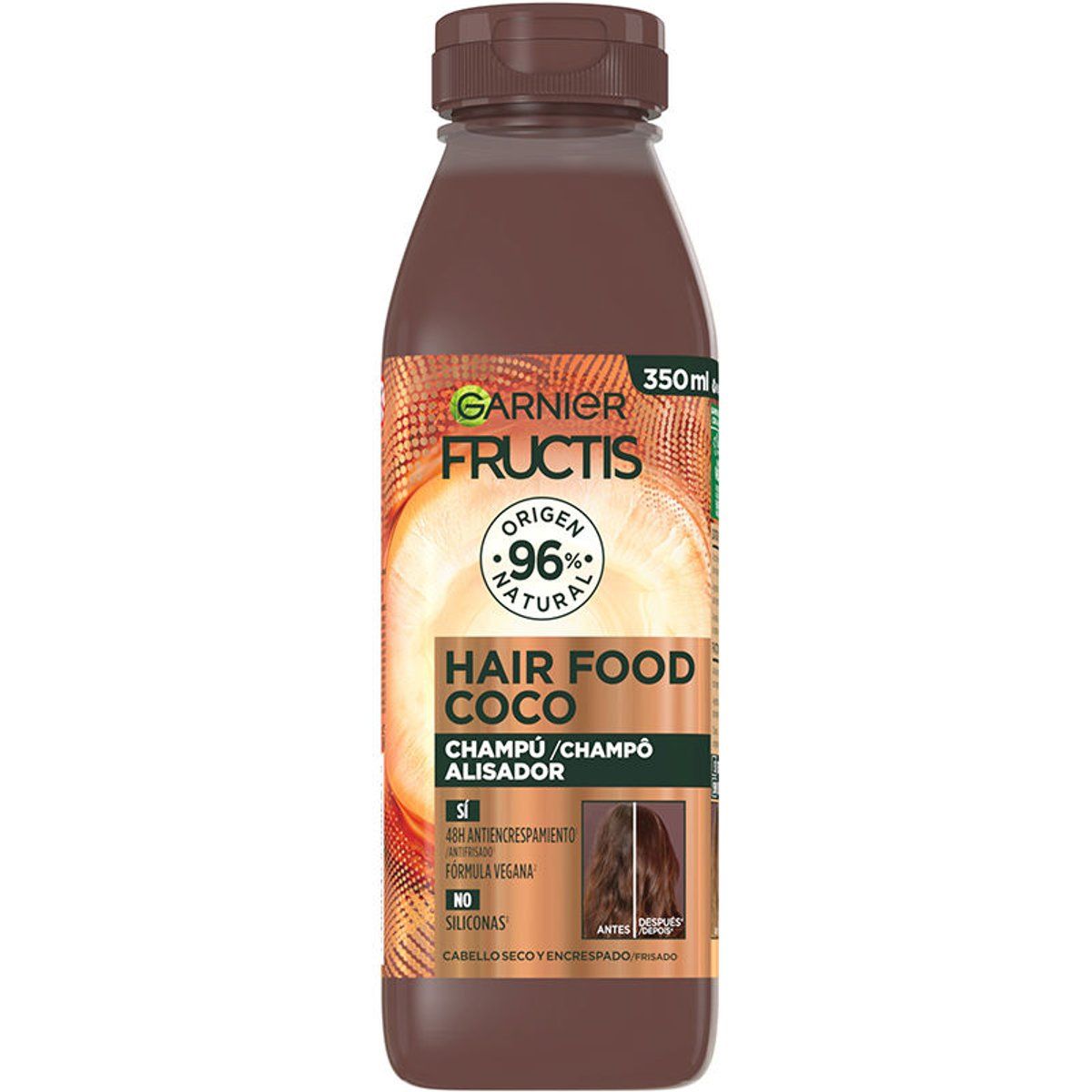 Fructis Hair Food Macadamia-glättungsshampoo 350 ml