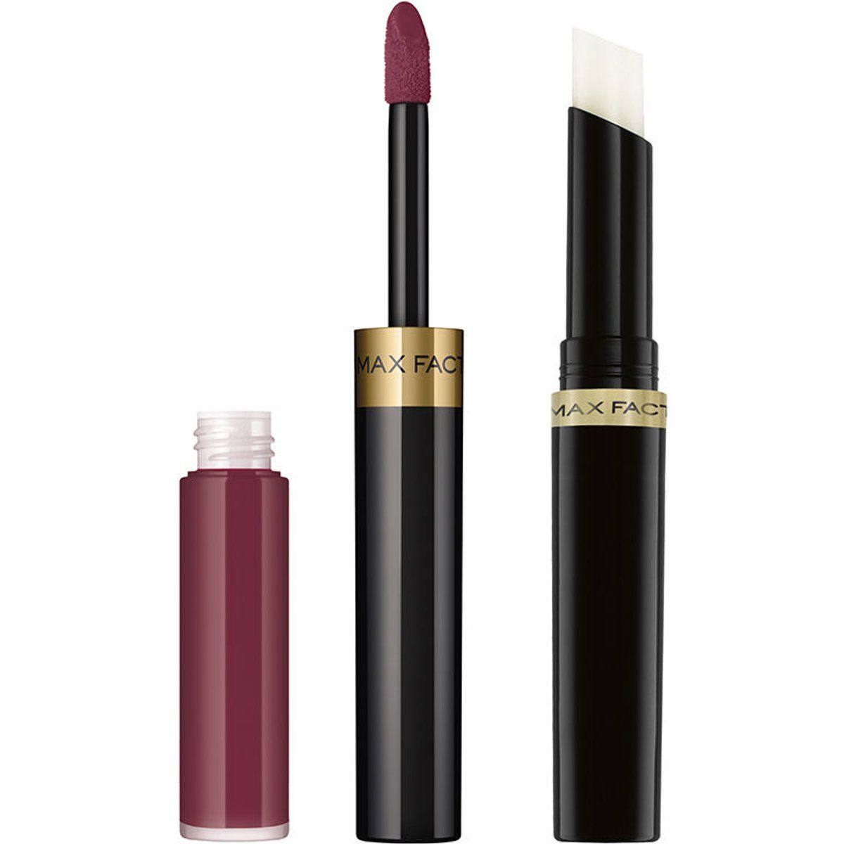 Langanhaltendes Burgunder Lippenfarben-Duo