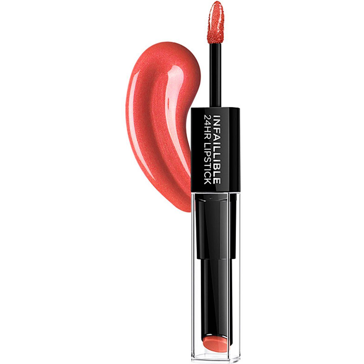 Langanhaltender Lippenstift in Koralle