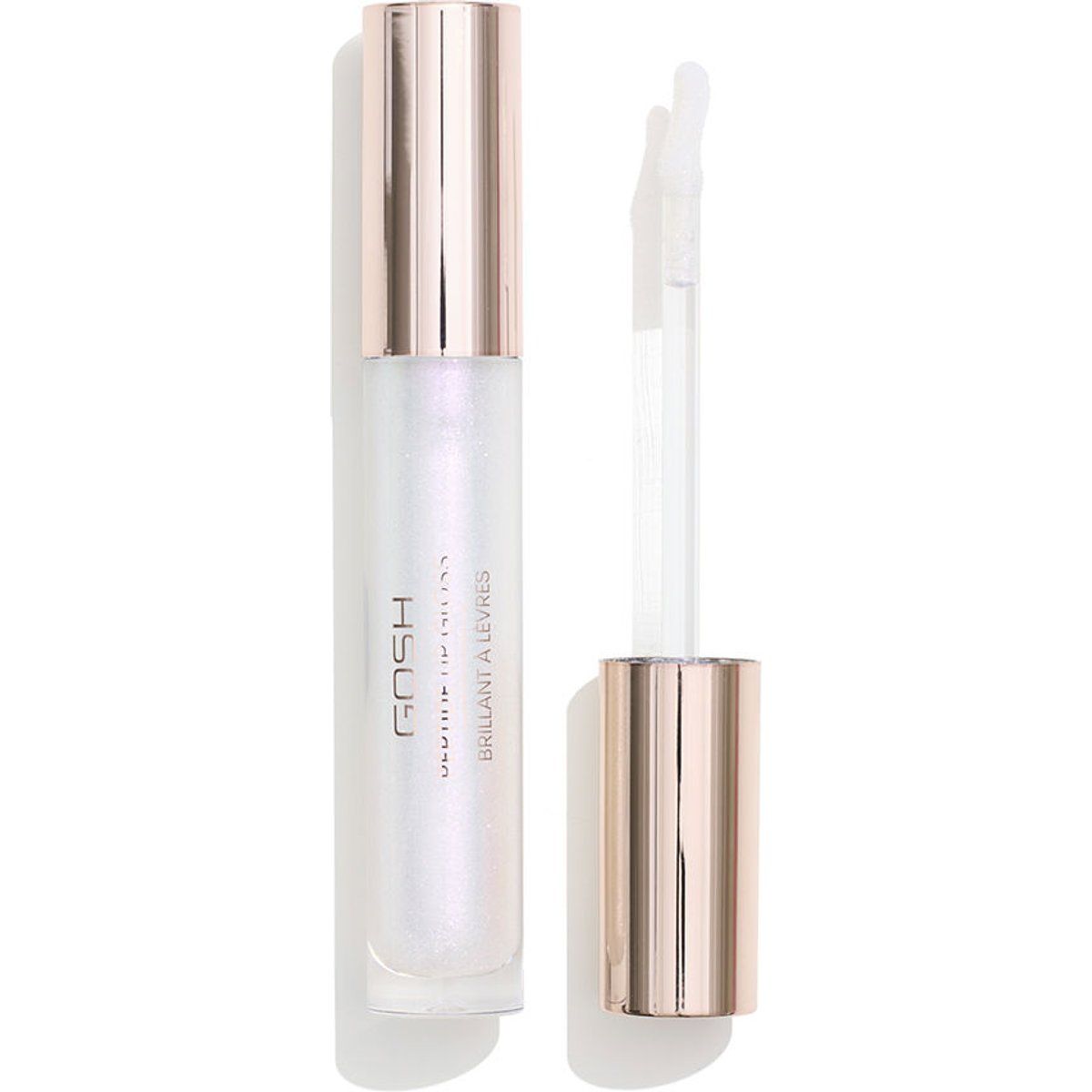 Schimmernder Peptid-Lipgloss mit Irisierendem Effekt