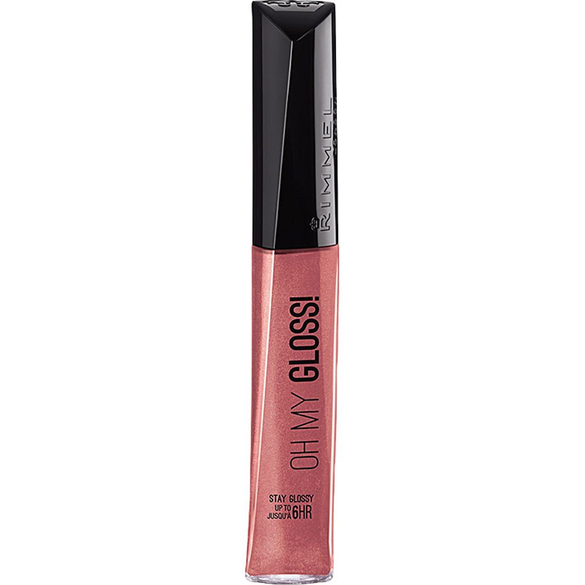 Schimmernder rosiger Lipgloss