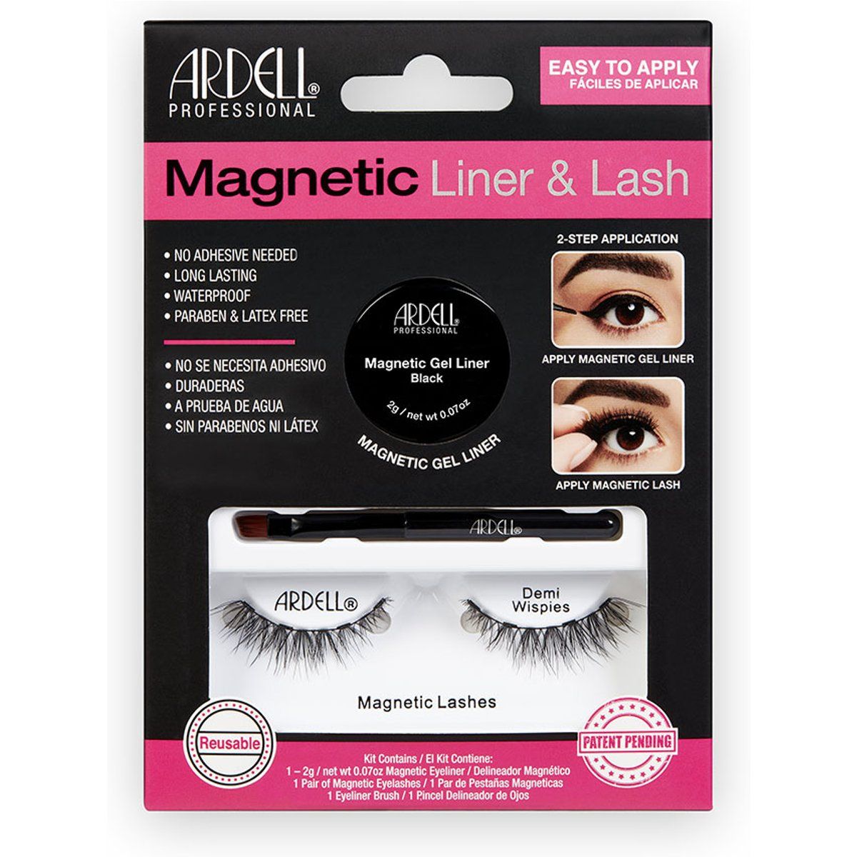 Magnetische Wimpern mit Gel Liner Set