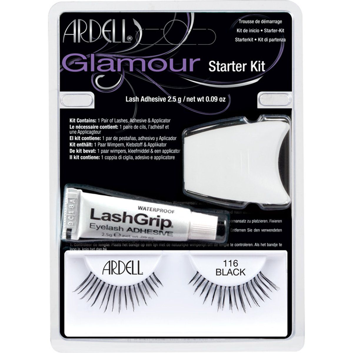 Glamour Falsche Wimpern Starterset