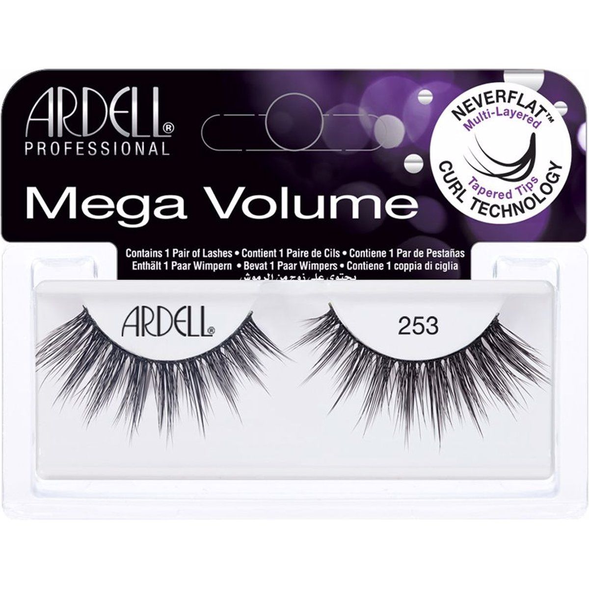 Falsche Wimpern mit Mega-Volumen