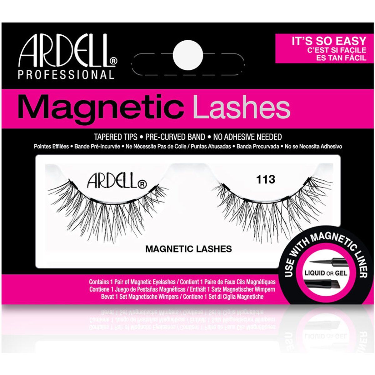 Magnetische Falsche Wimpern Natürlicher Look