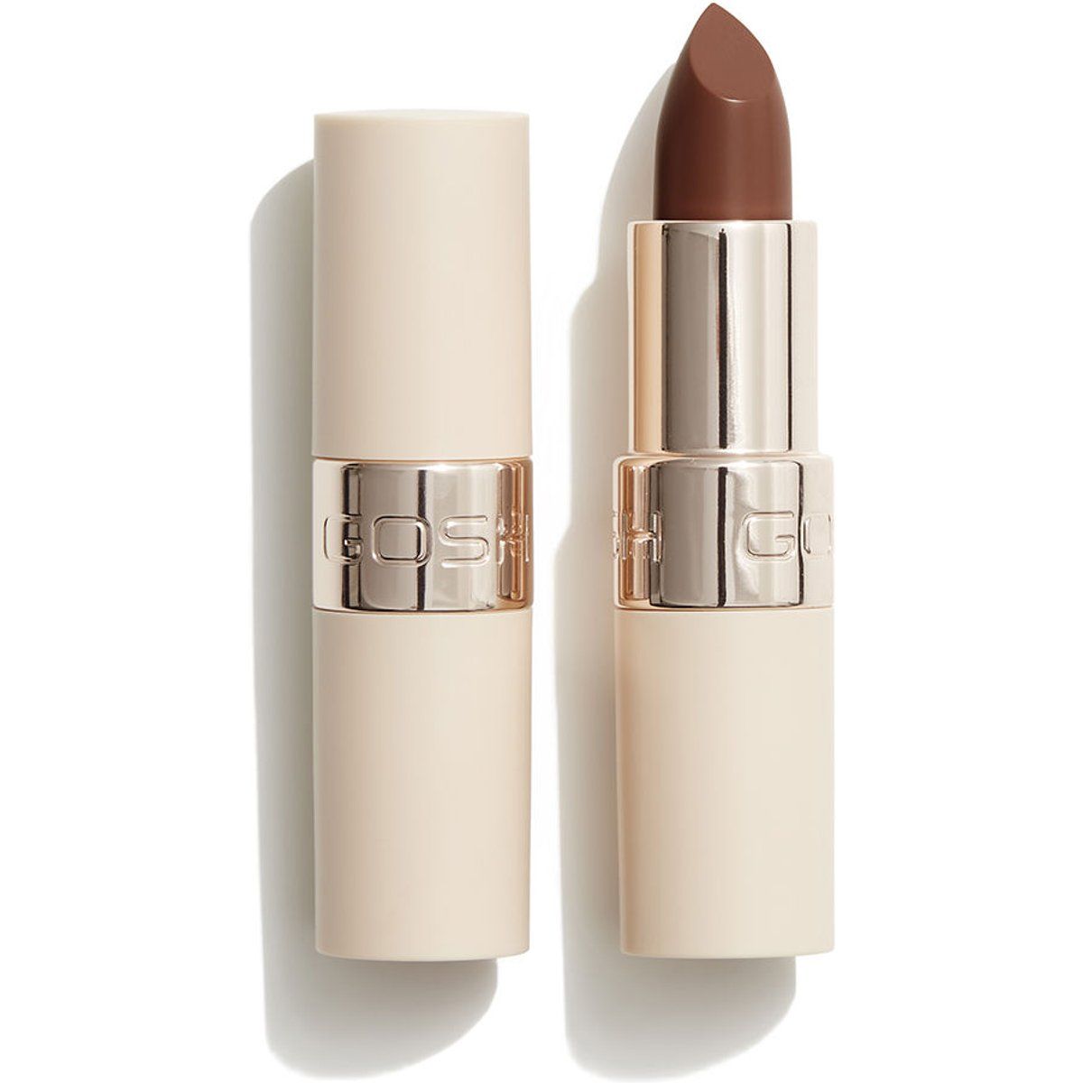 Neutraler brauner Satin-Lippenstift