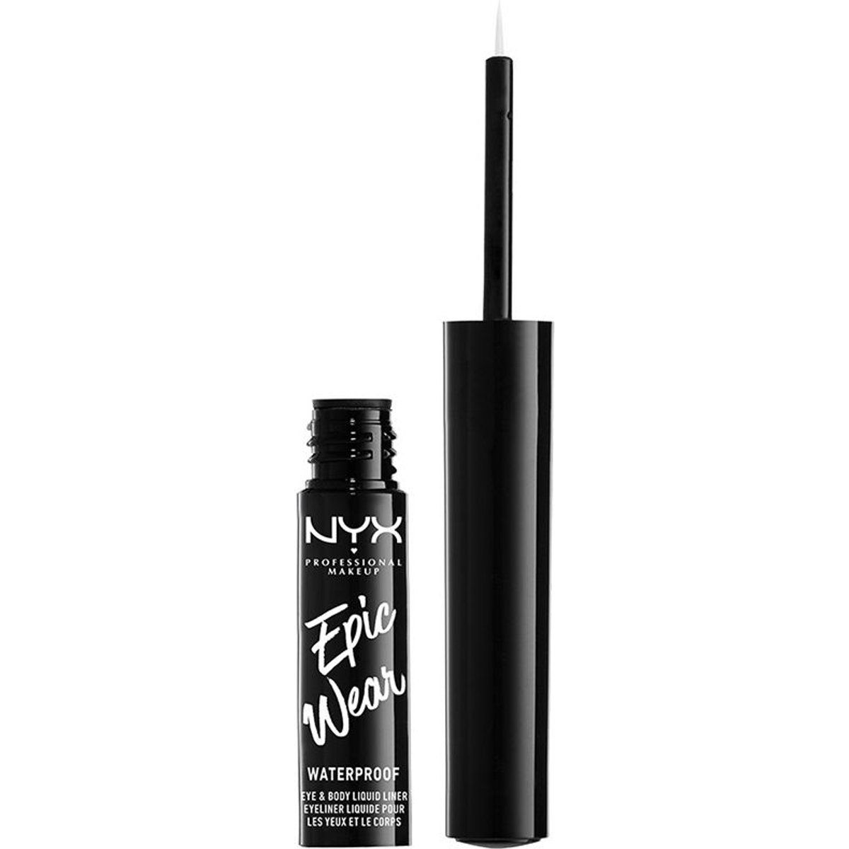 Wasserfester weißer flüssiger Eyeliner