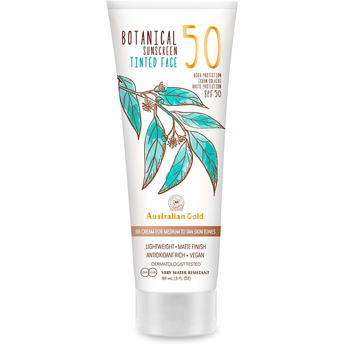 Getönte Gesichts Sonnencreme SPF 50