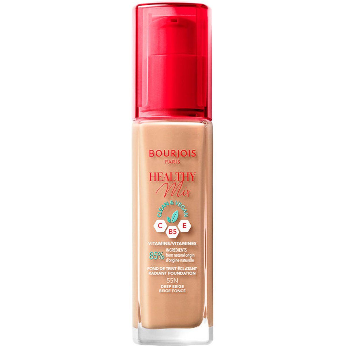 Healthy Mix Radiant Foundation #55-deep Beige 30 ml