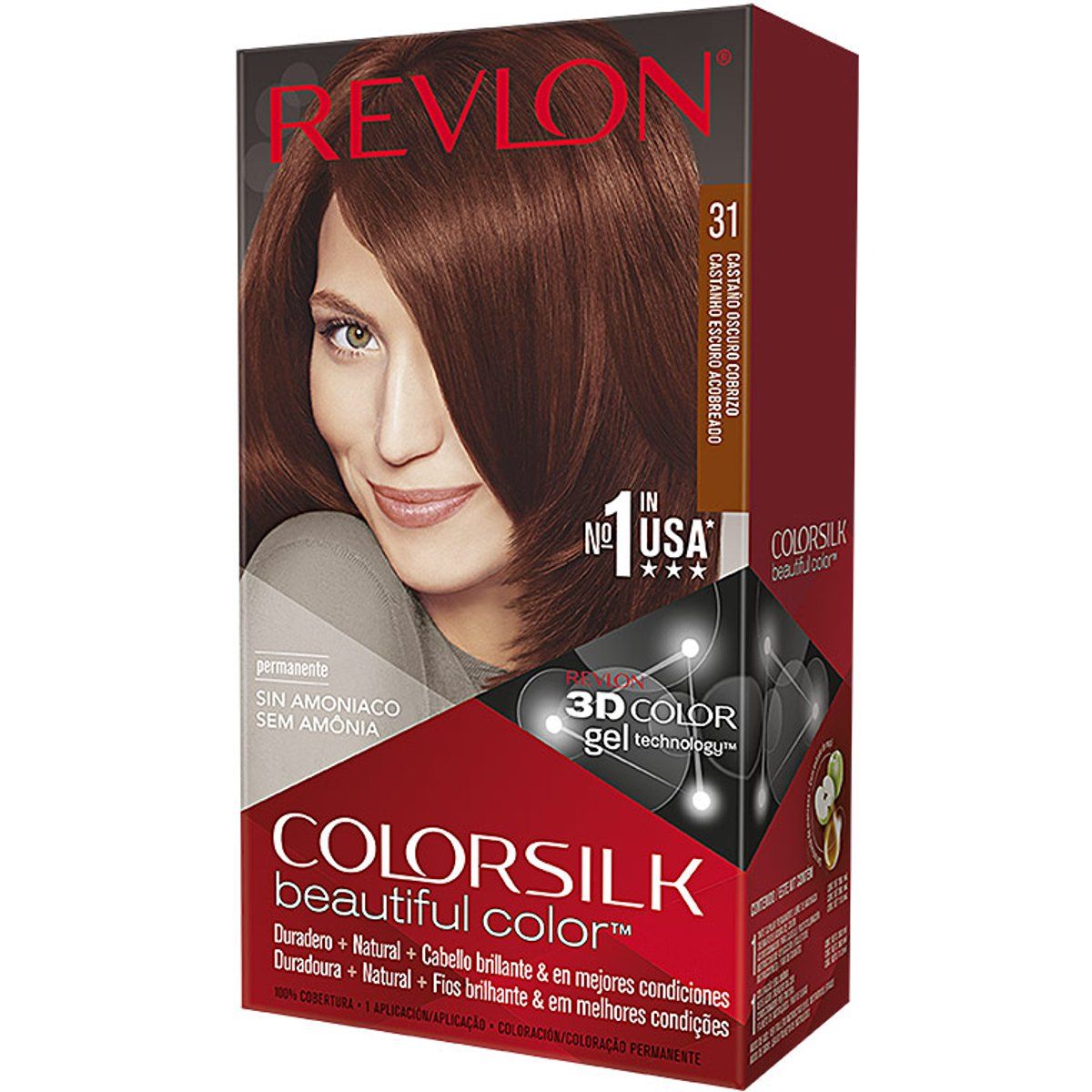 Colorsilk Tinte #31-castaño Oscuro Cobrizo
