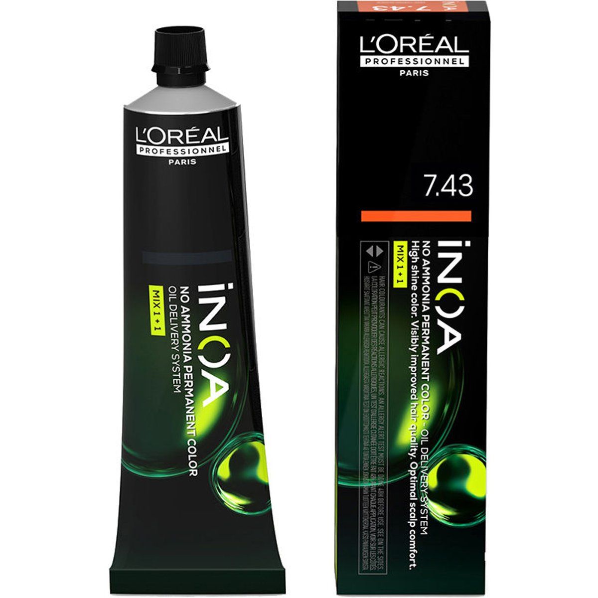 Permanente Haarfarbe Creme 7.43