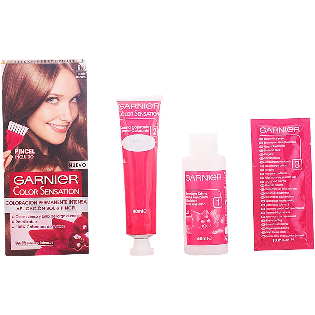 Permanentes Haarfarben-Set
