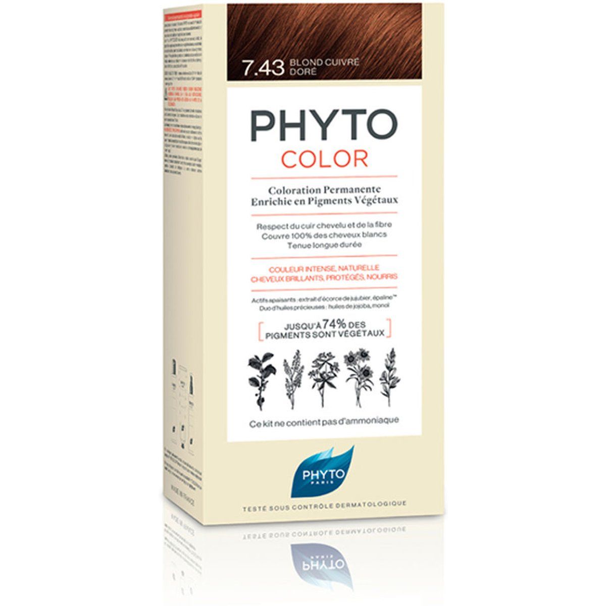 Phytocolor #7.43-rubio Dorado Cobrizo