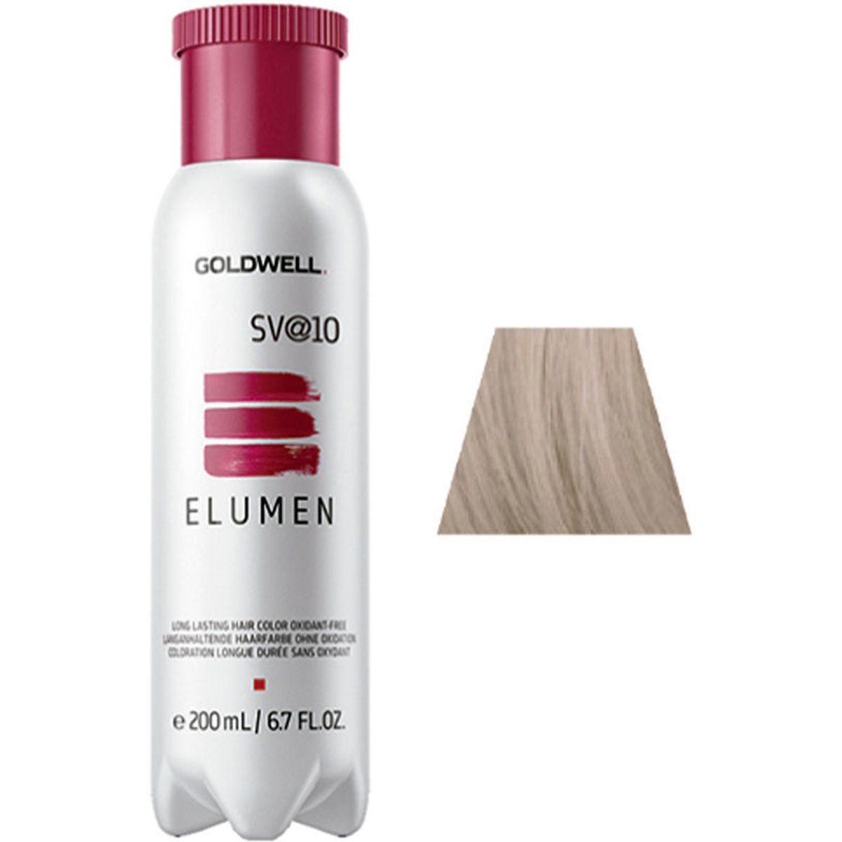 Elumen Long Lasting Hair Color Oxidant Free #sv@10 200 ml