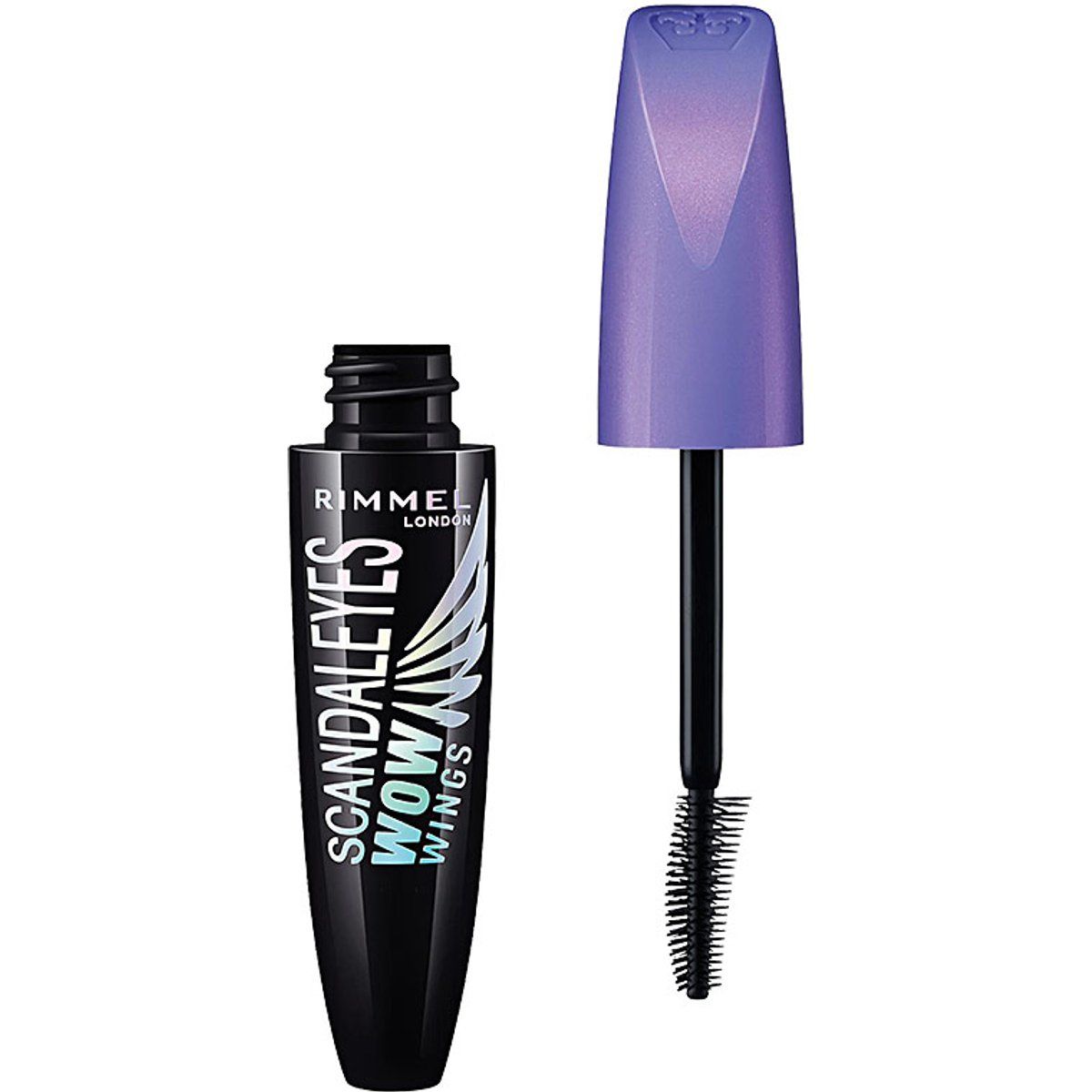 Volumenverleihende schwarze Mascara