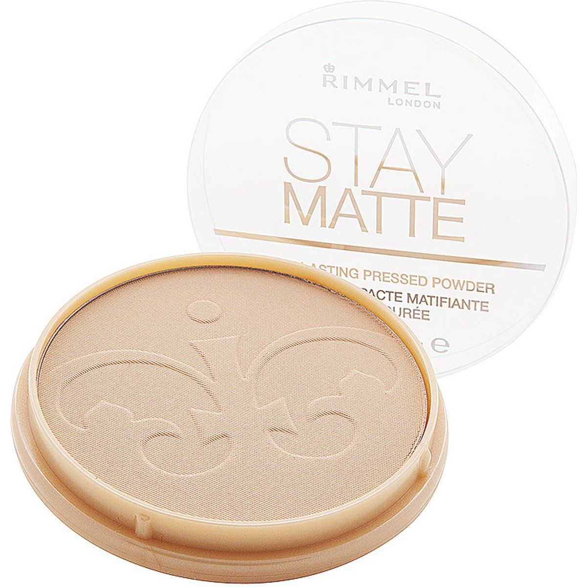 Hellbeige mattes Kompaktpuder