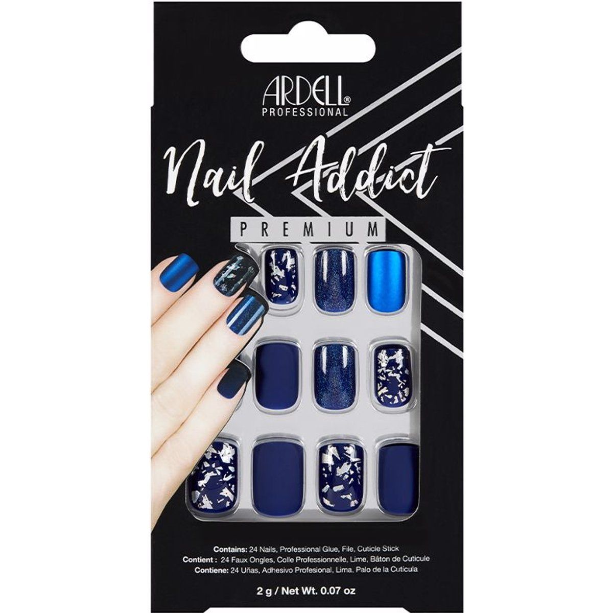 Nail Addict Matt Blau Nagelset