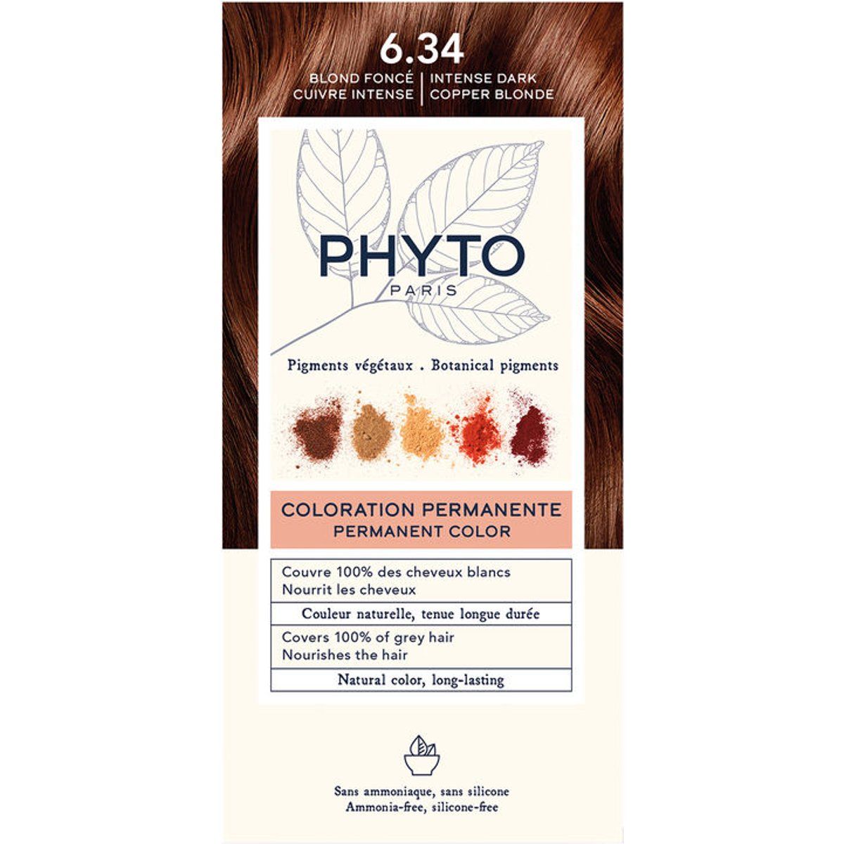 Phytocolor #6.34 Dunkles Kupferblond 4 Stk