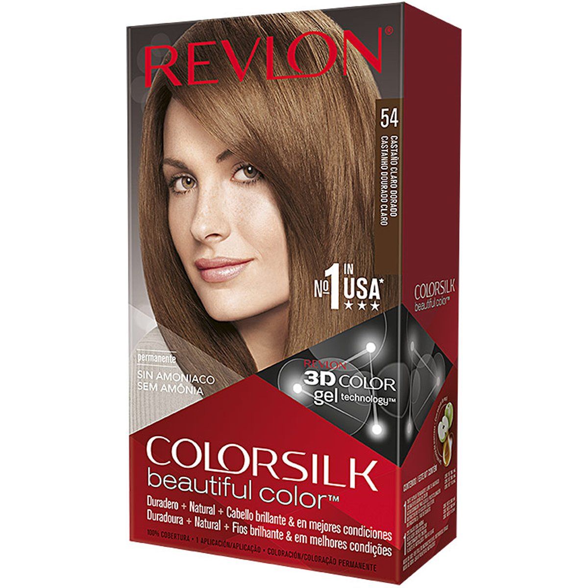 Hellgoldbraune Haarfarbe