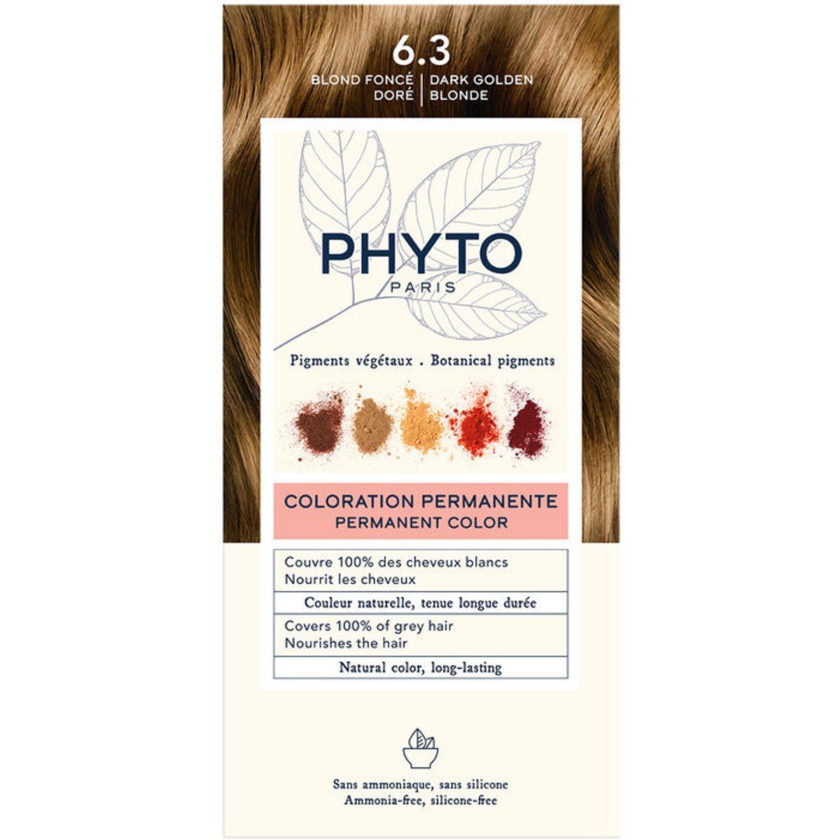 Phytocolor #6.3-rubio Oscuro Dorado