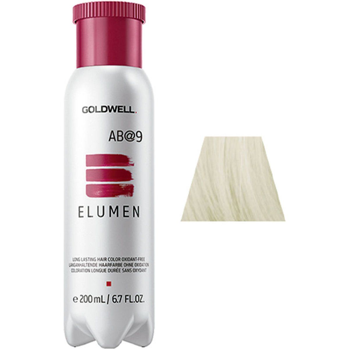 Elumen Long Lasting Hair Color Oxidant Free #ab@9 200 ml