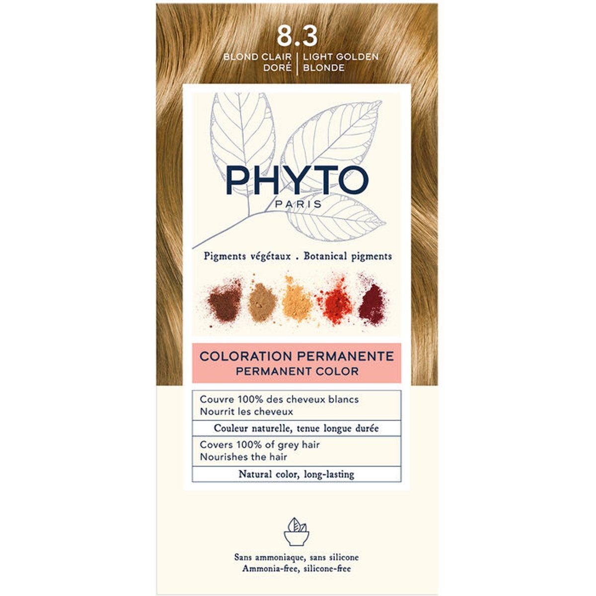 Phytocolor #8.3-helles Goldblond