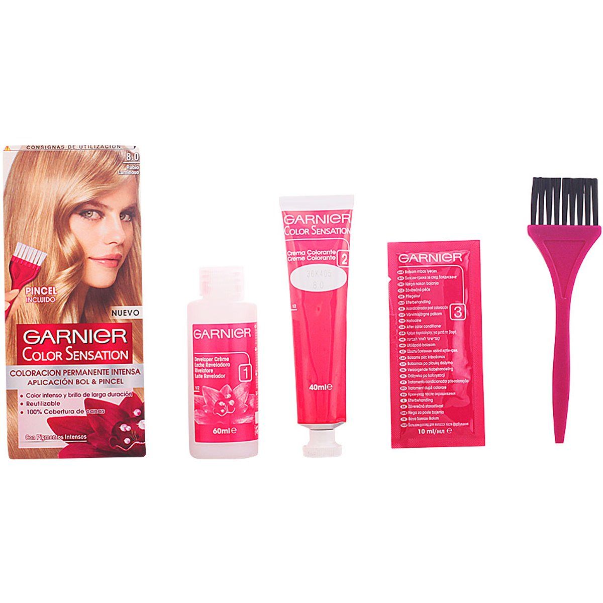 Permanentes Haarfarben-Set