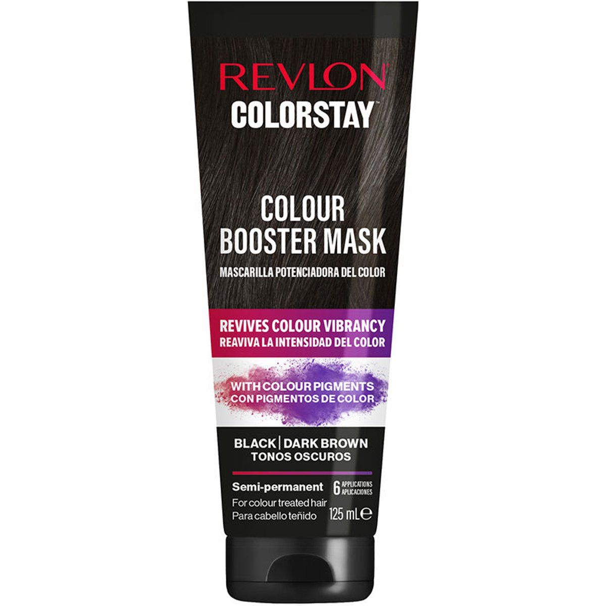 Colorstay Farbverstärkende Maske #schwarz 125 ml