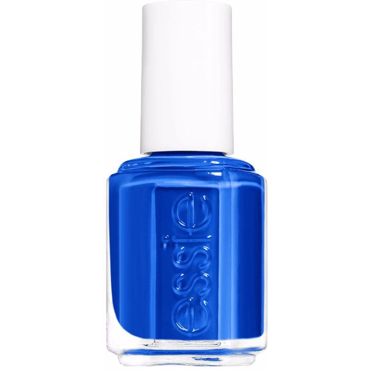 Leuchtend kobaltblauer Nagellack
