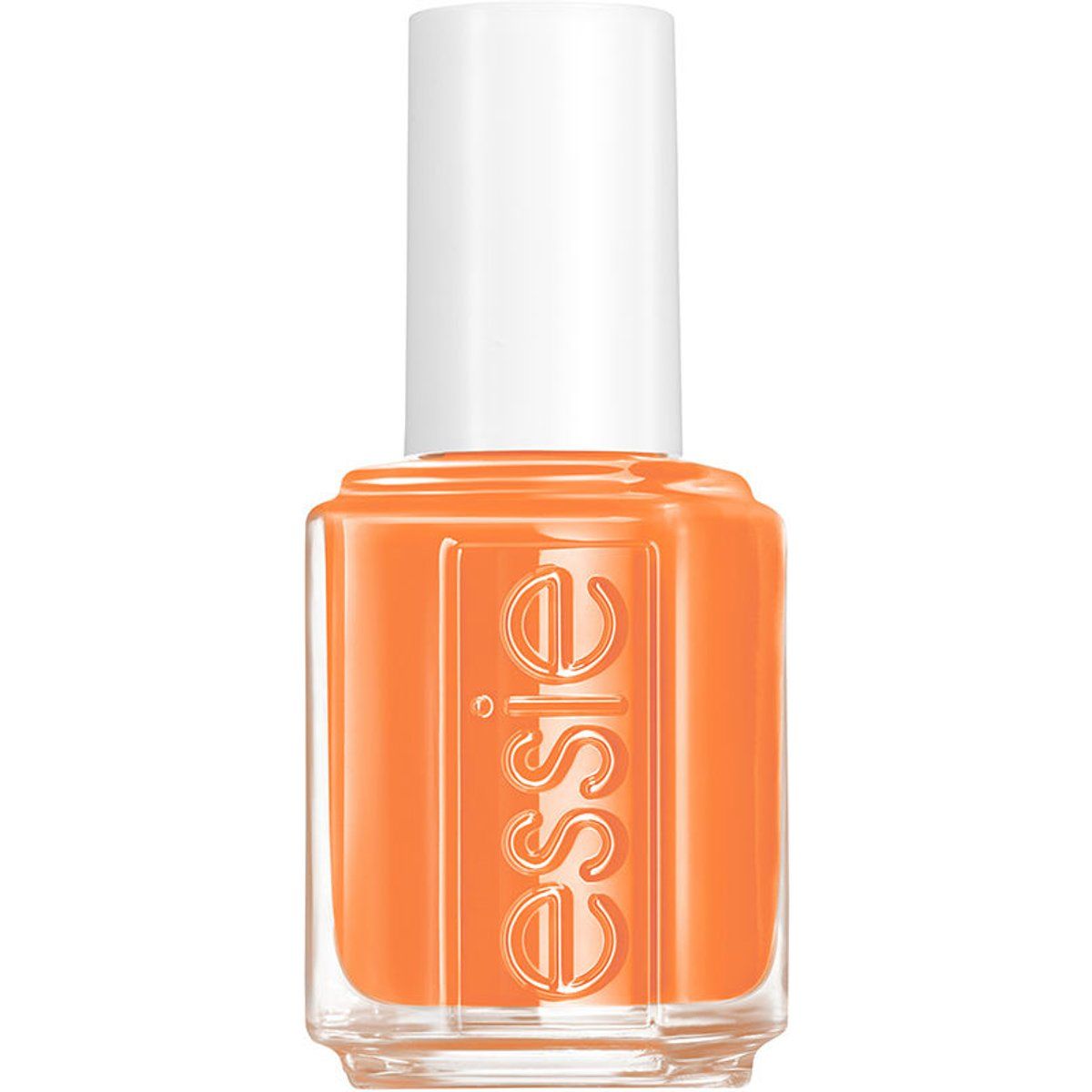 Leuchtend orangefarbener Nagellack