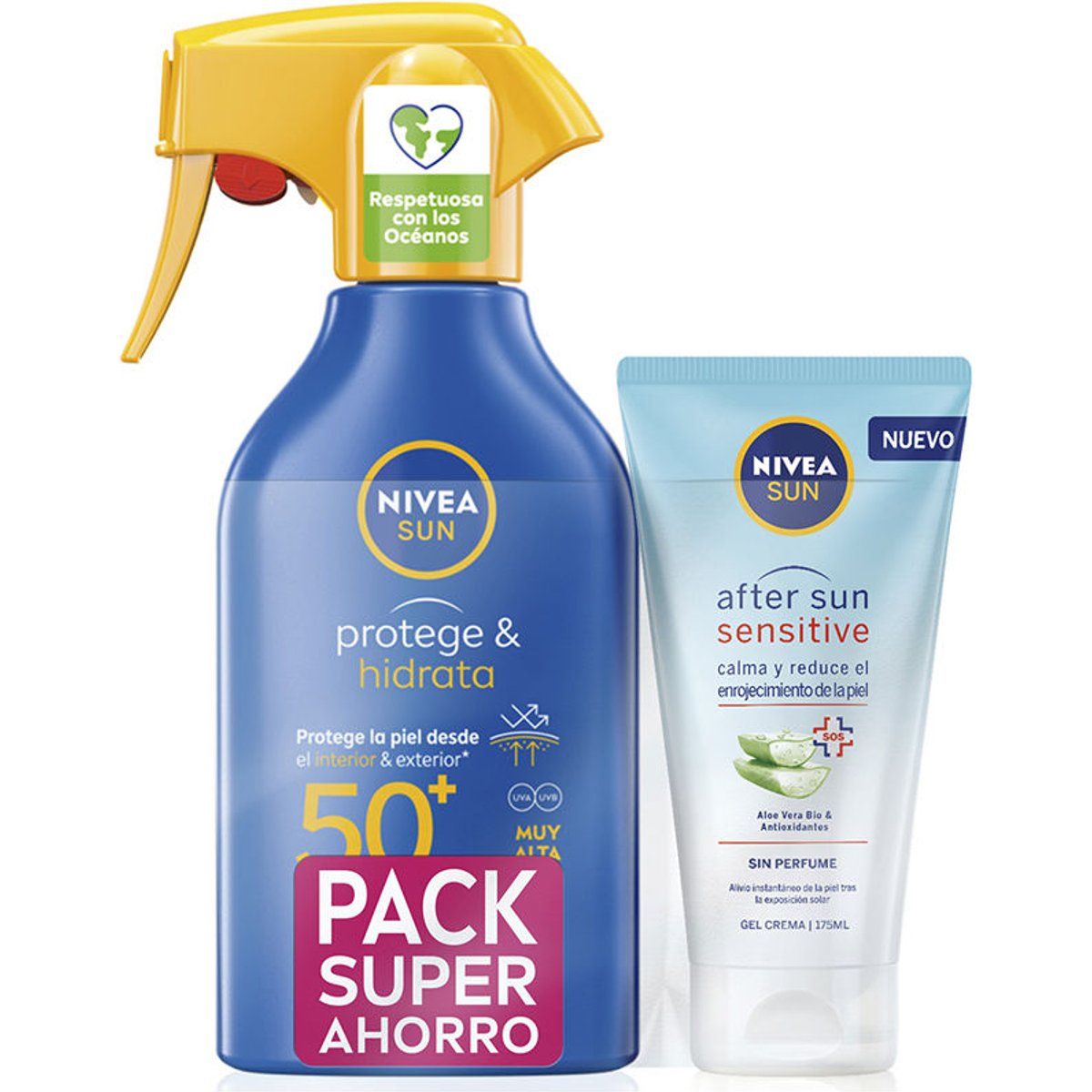 Sonnenschutzlotion und After-Sun-Set