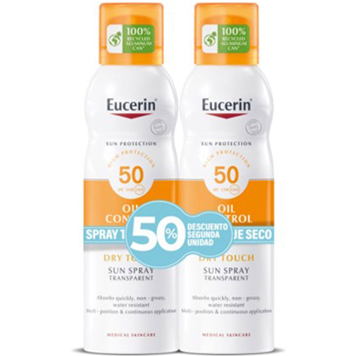 Transparentes Sonnenspray LSF 50