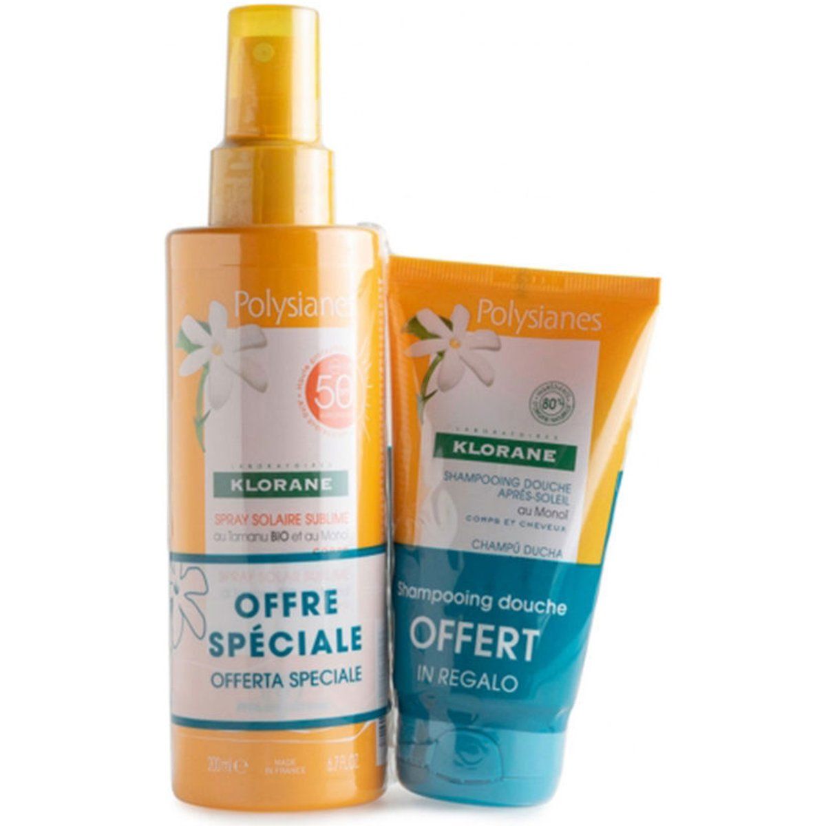 Sonnenspray und Duschshampoo Set
