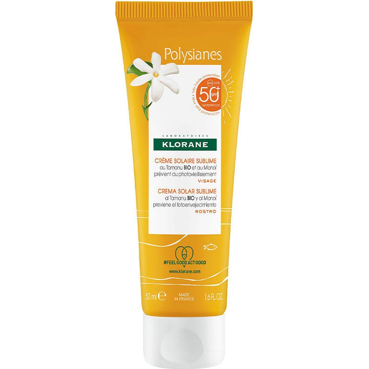 Polysianes Monoï Y Tamanu Bio Sublime Sonnencreme Spf50+ 50 ml