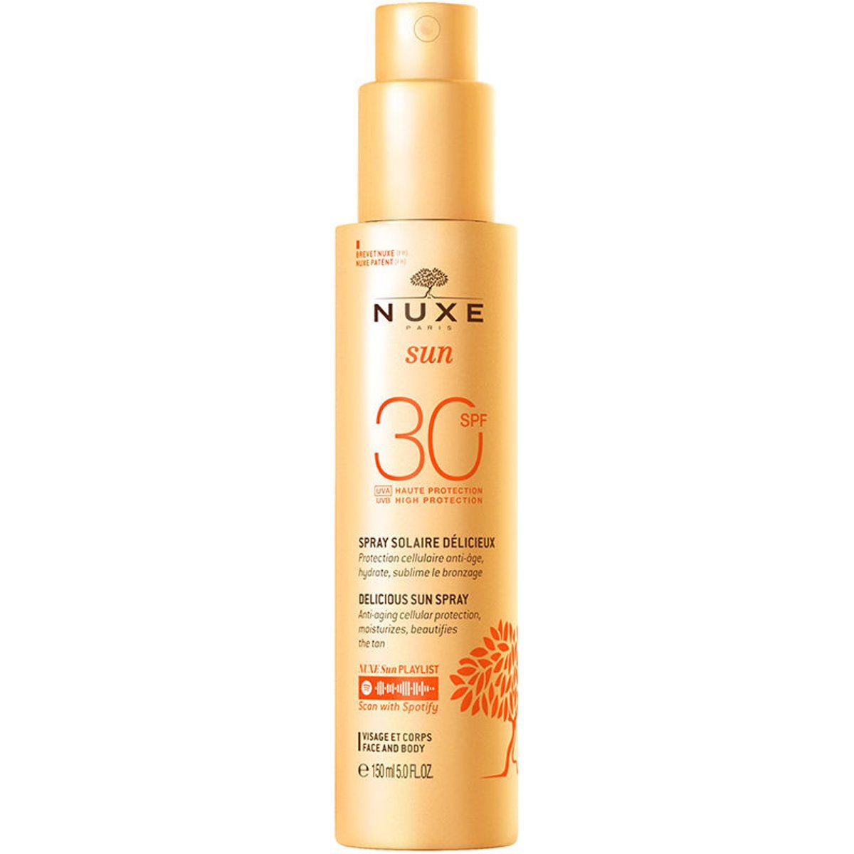 Nuxe Sun Köstliches Gesichts- Und Körperspray Spf30 150 ml