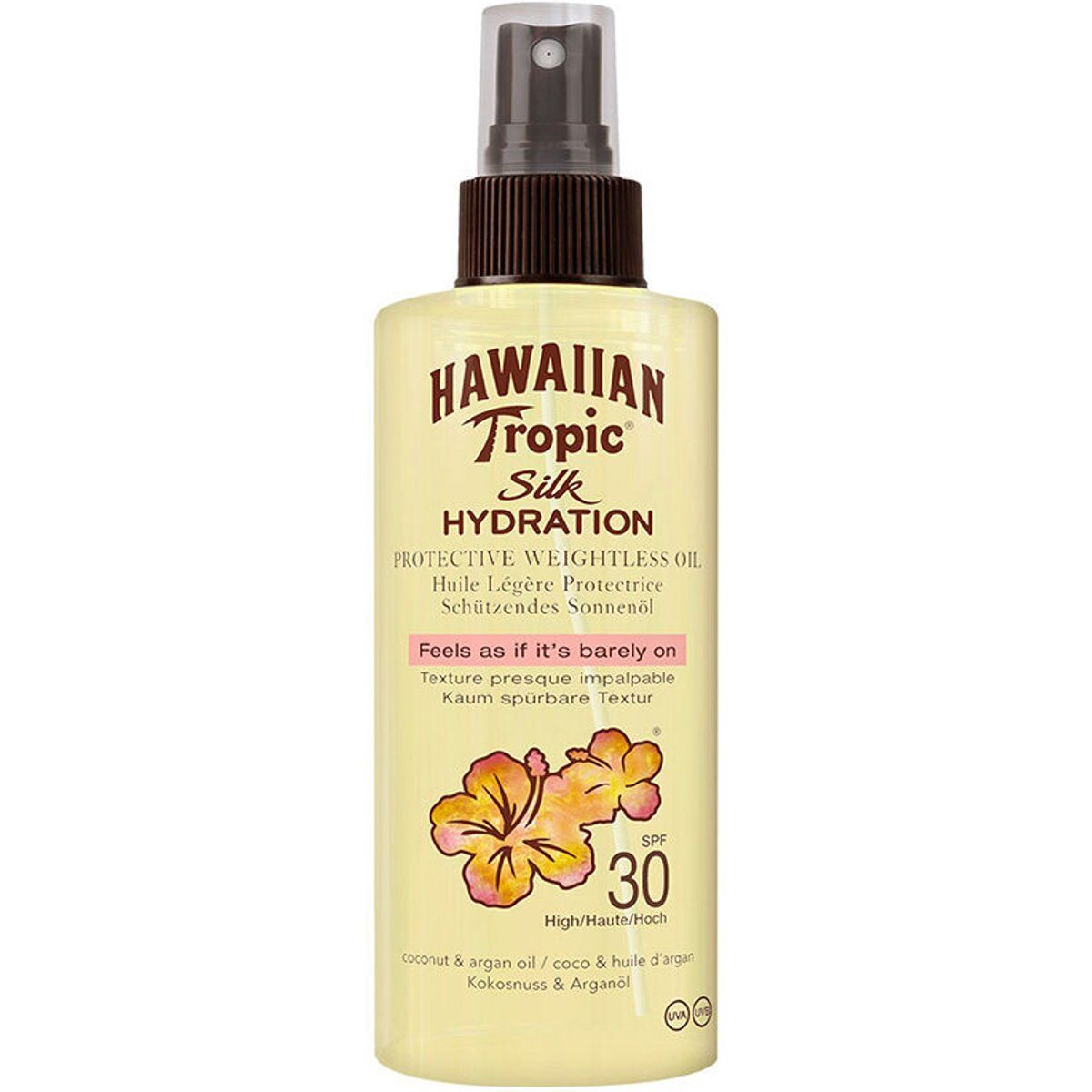 Hawaiian Tropic Hydration Sonnenschutz Öl Spray
