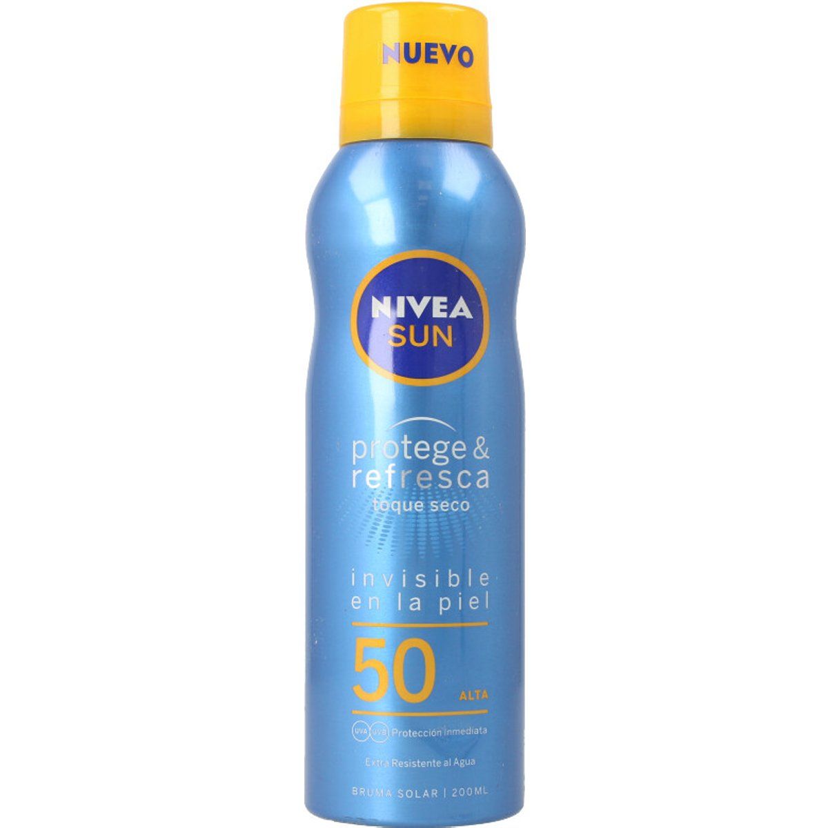 Unsichtbares Sonnensprayschutz SPF50