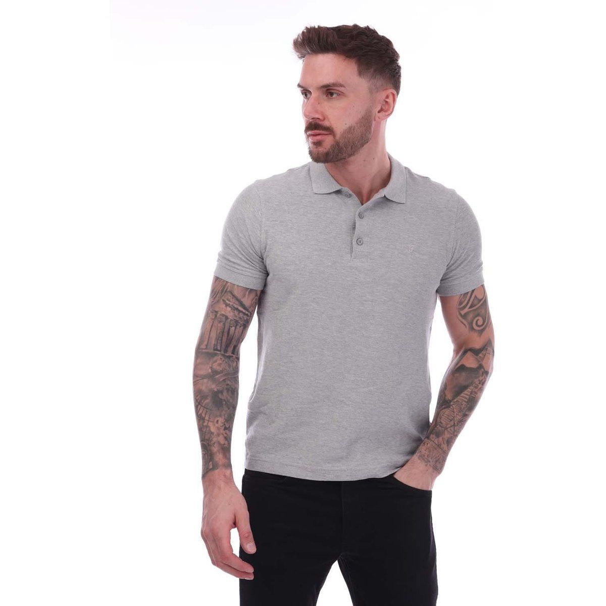 Klassisch geschnittenes Kurzarm-Poloshirt